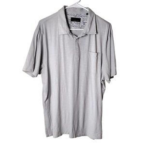 Toscano Shirt Mens XL Short Sleeve Gray